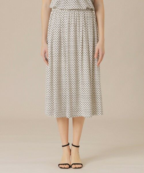 MACKINTOSH LONDON/マッキントッシュ ロンドン 【WEB・一部店舗限定】レードルプリントスカート オフホワイト 36 MACKINTOSH LONDON/マッキントッシュ ロンドン 【WEB・一部店舗限定】レードルプリントスカート オフホワイト 36