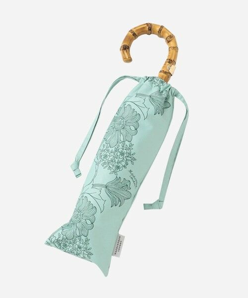 MACKINTOSH LONDON/マッキントッシュ ロンドン 【婦人画報掲載】【BIBURY FLOWER】バイブリーフラワーUVミニ傘 ブルー X MACKINTOSH LONDON/マッキントッシュ ロンドン 【婦人画報掲載】【BIBURY FLOWER】バイブリーフラワーUVミニ傘 ブルー X