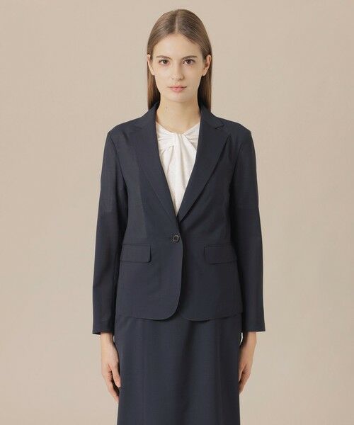 MACKINTOSH LONDON / マッキントッシュ ロンドン  ノーカラージャケット | ウォッシャブルウールブレンドジャケット | 詳細2