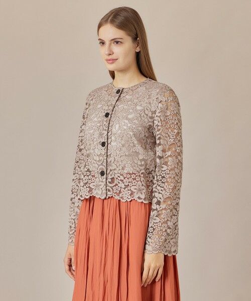 MACKINTOSH LONDON / マッキントッシュ ロンドン  ノーカラージャケット | ファインレースジャケット | 詳細4