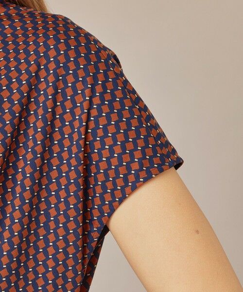 MACKINTOSH LONDON / マッキントッシュ ロンドン  ロング・マキシ丈ワンピース | チルトスクエアプリントワンピース | 詳細6