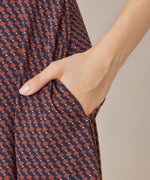 MACKINTOSH LONDON / マッキントッシュ ロンドン  ロング・マキシ丈ワンピース | チルトスクエアプリントワンピース | 詳細7