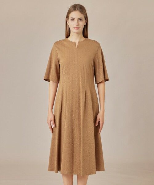 MACKINTOSH LONDON / マッキントッシュ ロンドン  ロング・マキシ丈ワンピース | ストレッチサッカーワンピース | 詳細3