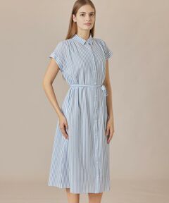 セール】 オンブレストライプワンピース （ロング・マキシ丈