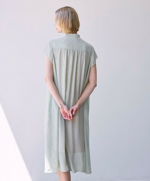 MACKINTOSH LONDON / マッキントッシュ ロンドン ロング・マキシ丈ワンピース | フラグメントプリントワンピース | 詳細4