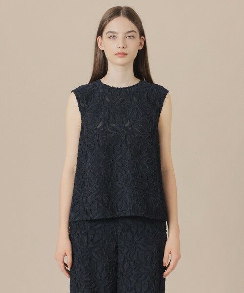 MACKINTOSH LONDON / マッキントッシュ ロンドン  シャツ・ブラウス | フラワーカットジャカードブラウス | 詳細3