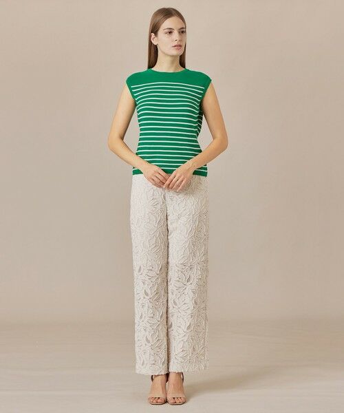 MACKINTOSH LONDON / マッキントッシュ ロンドン  ニット・セーター | ホールガーメントボーダープルオーバー | 詳細2