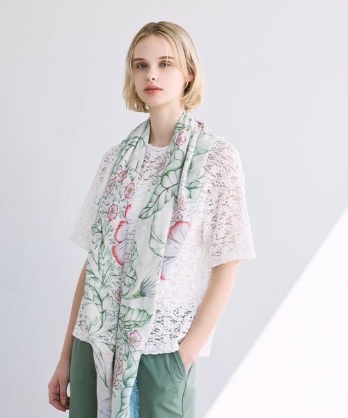 MACKINTOSH LONDON / マッキントッシュ ロンドン  カットソー | フラワーレースジャージープルオーバー | 詳細3