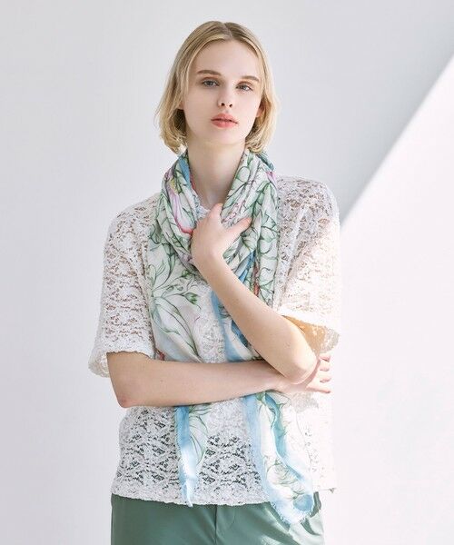 MACKINTOSH LONDON / マッキントッシュ ロンドン  カットソー | フラワーレースジャージープルオーバー | 詳細4