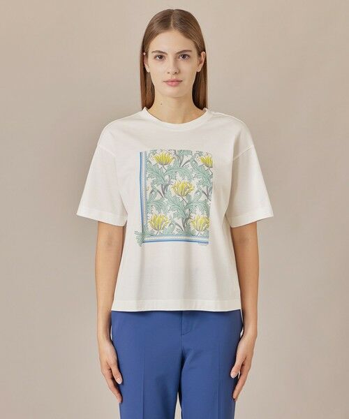 MACKINTOSH LONDON / マッキントッシュ ロンドン  カットソー | ブリティッシュチューリッププリントＴシャツ | 詳細3