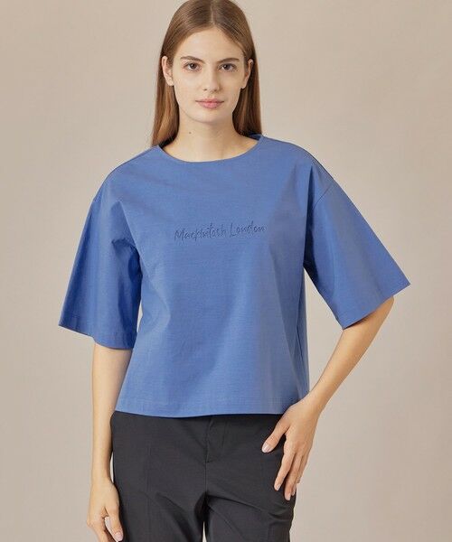 MACKINTOSH LONDON / マッキントッシュ ロンドン カットソー | ソリッドカラーベア天竺プルオーバー(ブルー)