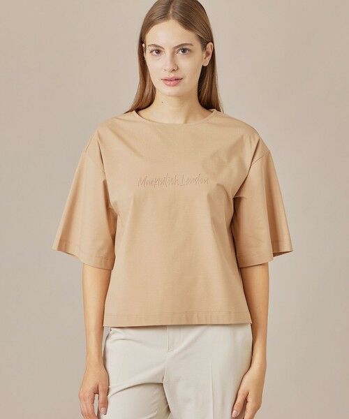 MACKINTOSH LONDON / マッキントッシュ ロンドン カットソー | ソリッドカラーベア天竺プルオーバー(ベージュ)