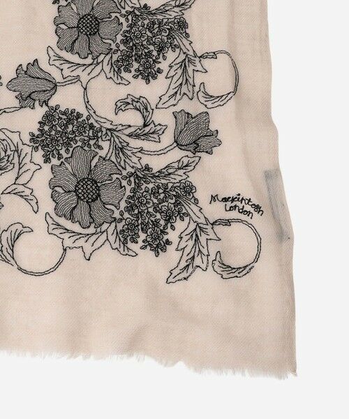 MACKINTOSH LONDON / マッキントッシュ ロンドン  マフラー・ショール・スヌード・ストール | バイブリーエンブロイダリーストール | 詳細2