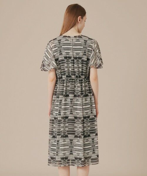 MACKINTOSH LONDON / マッキントッシュ ロンドン ロング・マキシ丈ワンピース | ダイヤボーダープリントワンピース | 詳細4