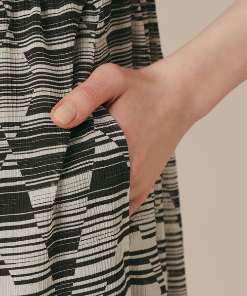 MACKINTOSH LONDON / マッキントッシュ ロンドン ロング・マキシ丈ワンピース | ダイヤボーダープリントワンピース | 詳細6