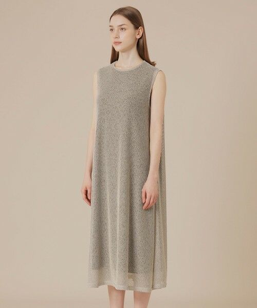 MACKINTOSH LONDON / マッキントッシュ ロンドン  ロング・マキシ丈ワンピース | シアーストライプワンピース | 詳細3