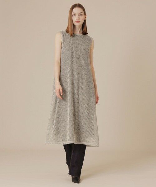 MACKINTOSH LONDON / マッキントッシュ ロンドン  ロング・マキシ丈ワンピース | シアーストライプワンピース | 詳細1