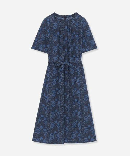 MACKINTOSH LONDON/マッキントッシュ ロンドン 【BIBURY FLOWER】ドローイングシャドーバイブリーワンピース ブルー6 40 MACKINTOSH LONDON/マッキントッシュ ロンドン 【BIBURY FLOWER】ドローイングシャドーバイブリーワンピース ブルー6 40