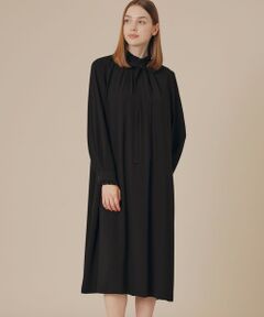MACKINTOSH LONDON / マッキントッシュ ロンドン  ロング・マキシ丈ワンピース | バックサテンジョーゼットワンピース
