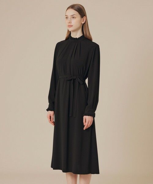 MACKINTOSH LONDON / マッキントッシュ ロンドン  ロング・マキシ丈ワンピース | バックサテンジョーゼットワンピース | 詳細3