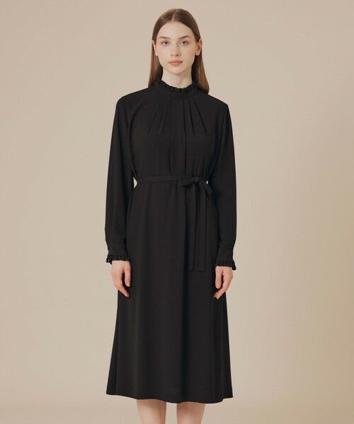 MACKINTOSH LONDON / マッキントッシュ ロンドン  ロング・マキシ丈ワンピース | バックサテンジョーゼットワンピース | 詳細2