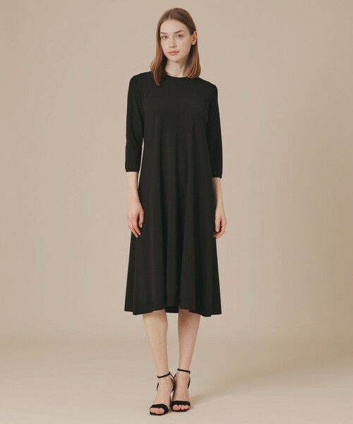 MACKINTOSH LONDON / マッキントッシュ ロンドン  ロング・マキシ丈ワンピース | スライトラスターストレッチワンピース | 詳細1