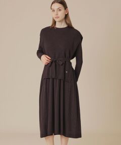 MACKINTOSH LONDON / マッキントッシュ ロンドン  ロング・マキシ丈ワンピース | グラデーションリブホールガーメントワンピース