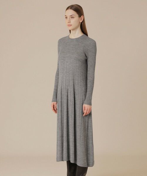 MACKINTOSH LONDON / マッキントッシュ ロンドン  ロング・マキシ丈ワンピース | グラデーションリブホールガーメントワンピース | 詳細10