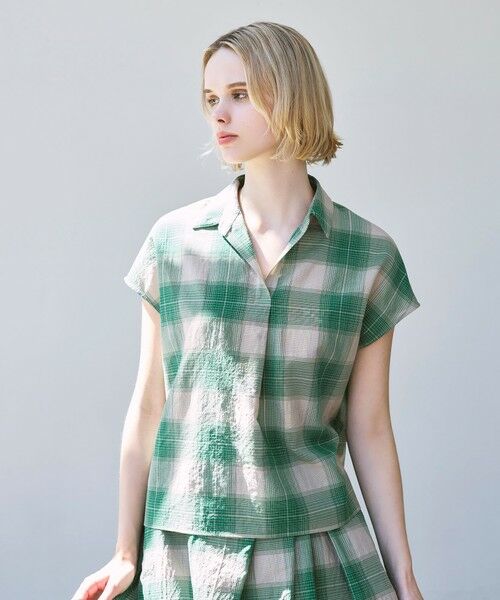 MACKINTOSH LONDON / マッキントッシュ ロンドン  シャツ・ブラウス | ブライトチェックブラウス | 詳細1