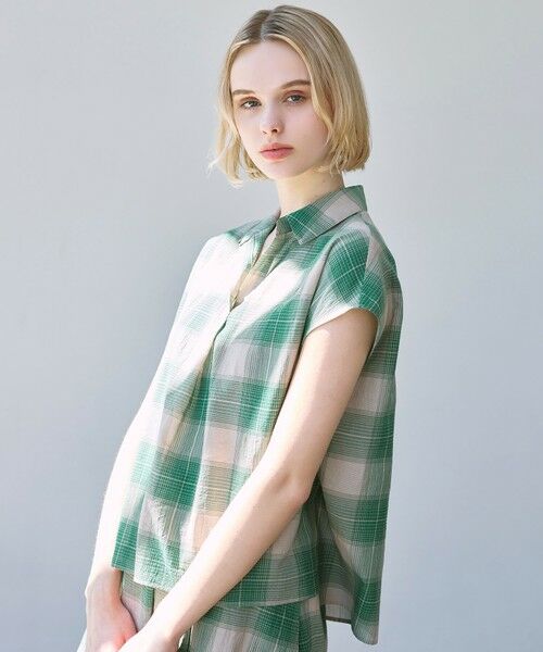 MACKINTOSH LONDON / マッキントッシュ ロンドン  シャツ・ブラウス | ブライトチェックブラウス | 詳細2