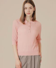 MACKINTOSH LONDON / マッキントッシュ ロンドン  ニット・セーター | シアーアンドリューニットポロシャツ