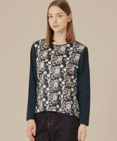 MACKINTOSH LONDON / マッキントッシュ ロンドン  カットソー | 【BIBURY FLOWER】オータムバイブリーコンビプルオーバー