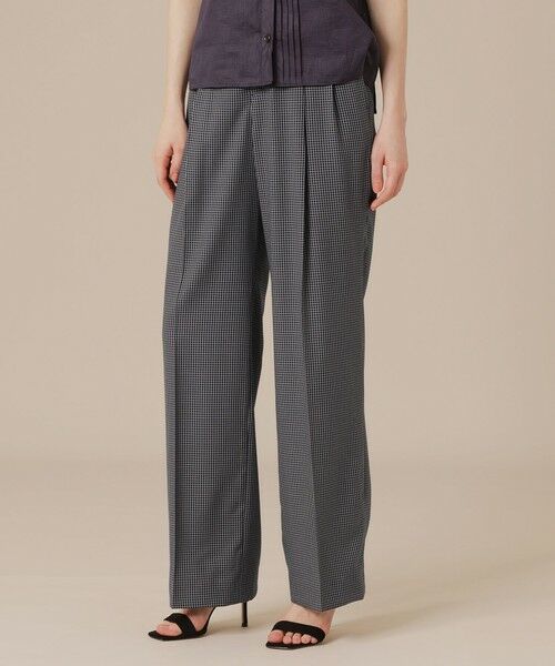 MACKINTOSH LONDON / マッキントッシュ ロンドン その他パンツ | ファインキュプラポリエステルパンツ(ネイビー)