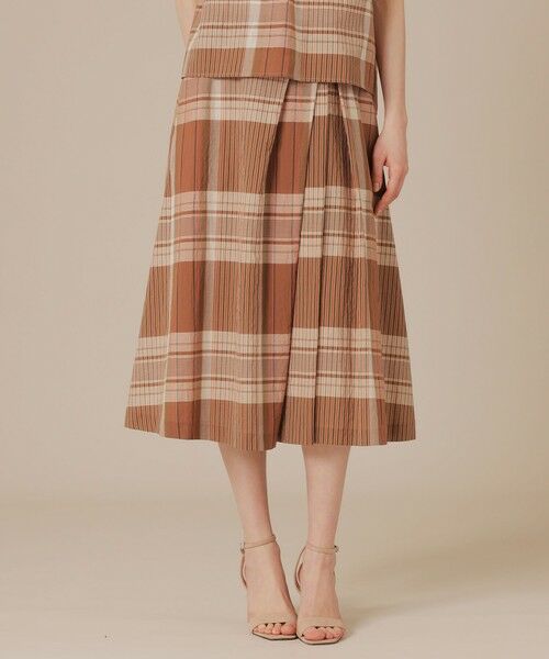 MACKINTOSH LONDON/マッキントッシュ ロンドン ブライトチェックスカート ベージュ6 36 MACKINTOSH LONDON/マッキントッシュ ロンドン ブライトチェックスカート ベージュ6 36