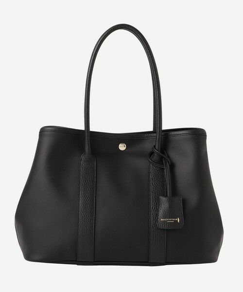 MACKINTOSH LONDON/マッキントッシュ ロンドン レオパードライニングトート ブラック X