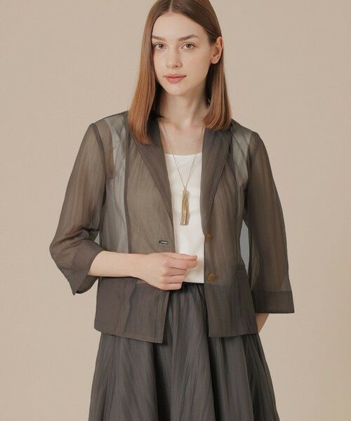 MACKINTOSH LONDON/マッキントッシュ ロンドン エアリーリンクルジャケット ベージュ 40 MACKINTOSH LONDON/マッキントッシュ ロンドン エアリーリンクルジャケット ベージュ 40