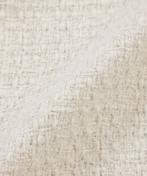 MACKINTOSH LONDON / マッキントッシュ ロンドン ノーカラージャケット | ベルベットヤーンツイードジャケット | 詳細9