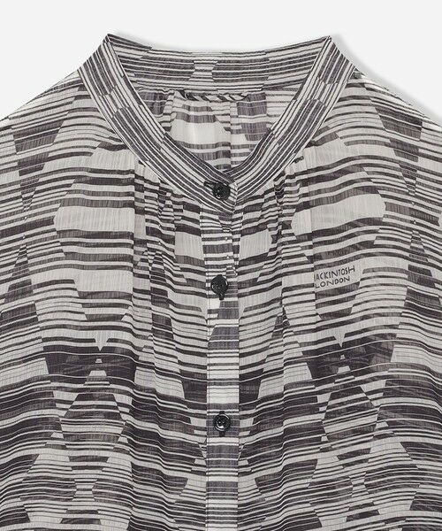 MACKINTOSH LONDON / マッキントッシュ ロンドン  シャツ・ブラウス | ダイヤボーダープリントブラウス | 詳細2