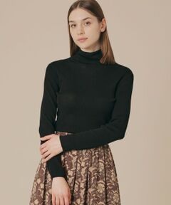 MACKINTOSH LONDON / マッキントッシュ ロンドン  ニット・セーター | 【Precious12月号/婦人画報11月号掲載】クリアーニットタートルネックプルオーバー