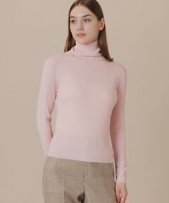 MACKINTOSH LONDON / マッキントッシュ ロンドン  ニット・セーター | 【Precious12月号/婦人画報11月号掲載】クリアーニットタートルネックプルオーバー