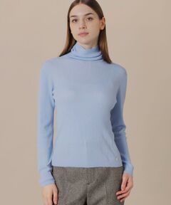 MACKINTOSH LONDON / マッキントッシュ ロンドン  ニット・セーター | 【Precious12月号/婦人画報11月号掲載】クリアーニットタートルネックプルオーバー