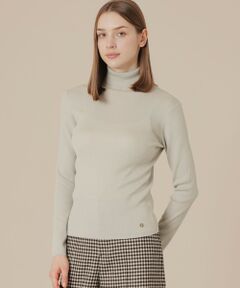 MACKINTOSH LONDON / マッキントッシュ ロンドン  ニット・セーター | 【Precious12月号/婦人画報11月号掲載】クリアーニットタートルネックプルオーバー