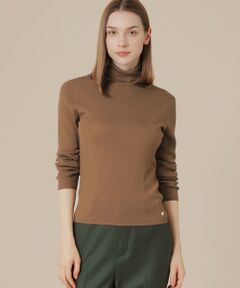 MACKINTOSH LONDON / マッキントッシュ ロンドン  ニット・セーター | 【Precious12月号/婦人画報11月号掲載】クリアーニットタートルネックプルオーバー