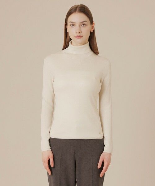 MACKINTOSH LONDON / マッキントッシュ ロンドン  ニット・セーター | 【Precious12月号/婦人画報11月号掲載】クリアーニットタートルネックプルオーバー | 詳細9