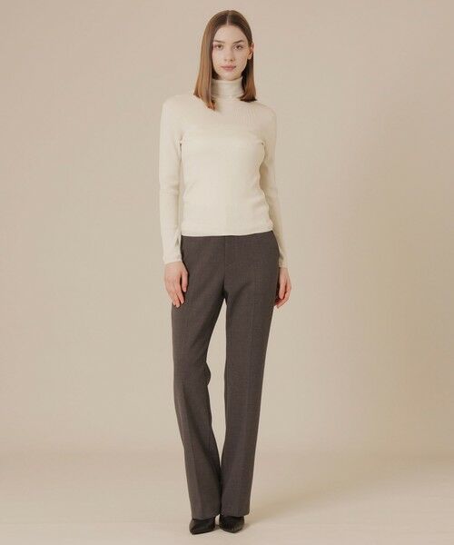 MACKINTOSH LONDON / マッキントッシュ ロンドン  ニット・セーター | 【Precious12月号/婦人画報11月号掲載】クリアーニットタートルネックプルオーバー | 詳細1