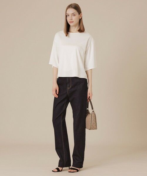 MACKINTOSH LONDON / マッキントッシュ ロンドン  カットソー | 【SUPER FINE LAB.】パウダーシュガーコットンＴシャツ | 詳細1