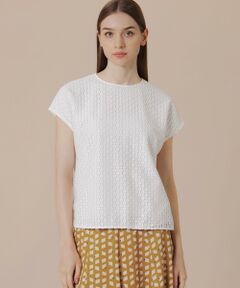 MACKINTOSH LONDON / マッキントッシュ ロンドン  カットソー | 【WEB・一部店舗限定】サマーポンチレースコンビプルオーバー