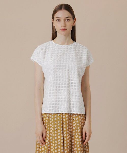 MACKINTOSH LONDON / マッキントッシュ ロンドン  カットソー | 【WEB・一部店舗限定】サマーポンチレースコンビプルオーバー | 詳細3