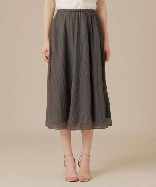 MACKINTOSH LONDON / マッキントッシュ ロンドン  ロング・マキシ丈スカート | エアリーリンクルスカート | 詳細5