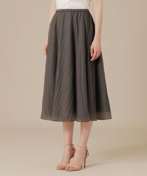 MACKINTOSH LONDON / マッキントッシュ ロンドン  ロング・マキシ丈スカート | エアリーリンクルスカート | 詳細6